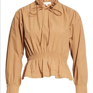 NWT Rebecca Taylor Poplin Pullover size Small
